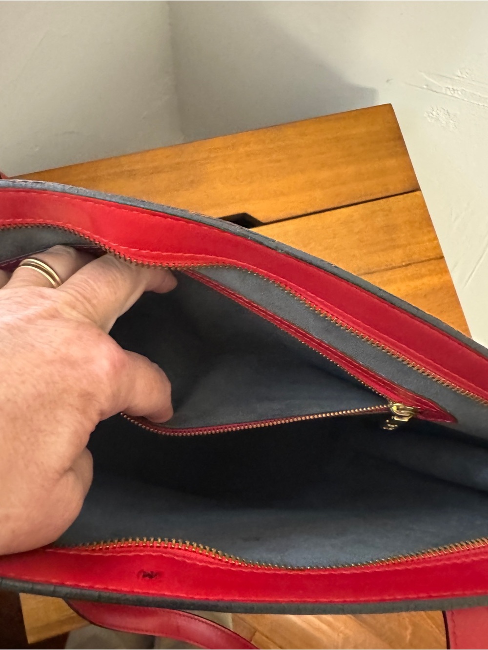 Louis Vuitton Red Epi Saint Jacques GM Bag - Picture 11 of 16